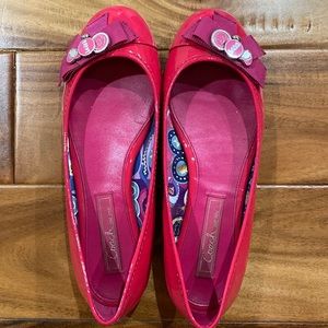 Coach pink color flats